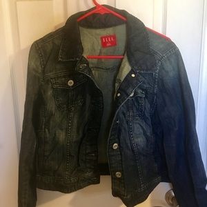 Dark Denimn Jacket, Size L, Elle